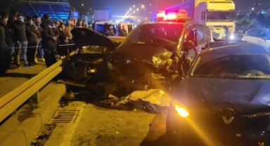 Trabzon'da zincirleme kaza: 1 ölü, 4 yaralı
