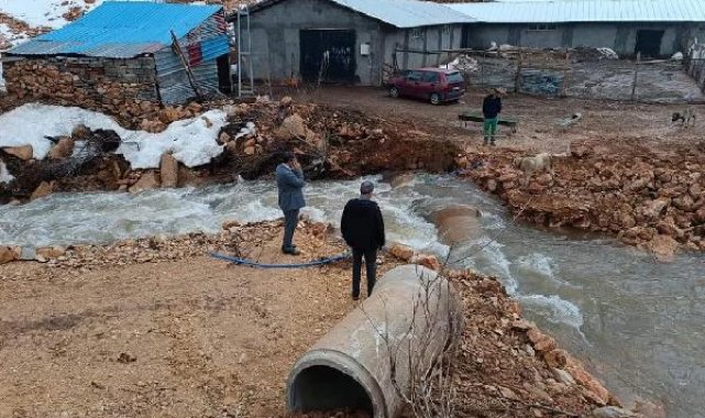 Tunceli'de sağanak hayatı olumsuz etkiledi