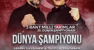 Türkiye bilardoda dünya şampiyonu