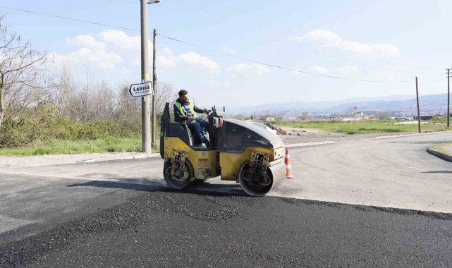 Tütünçiftlik'i Derince'ye bağlayan cadde yenilendi