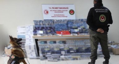 Van'da 17 bin 580 paket kaçak sigara ele geçirildi