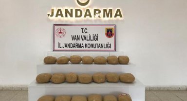 Van'da arazide 100 kilo toz esrar ele geçirildi