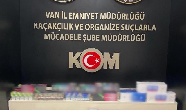 Van'Da gümrük kaçağı malzemeler ele geçirildi
