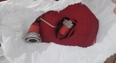 Yangın söndürme hortumu ve su motoru hırsızlığına 2 tutuklama