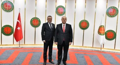 Yargıtay Başkanı Akarca, Azerbaycan Barolar Birliği Başkanı Bağırov'u kabul etti
