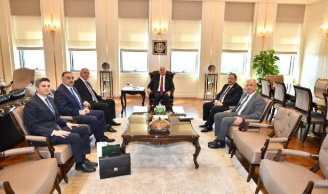 Yargıtay Başkanı Akarca, Azerbaycan Yüksek Mahkemesi İdari Daire Başkanı ile görüştü