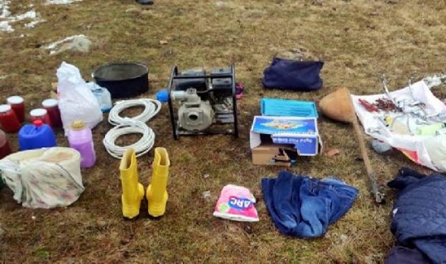 Yayla evlerinden hırsızlık yapan anne ve 2 oğlu yakalandı