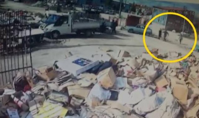 Yeğen cinayeti kamerada