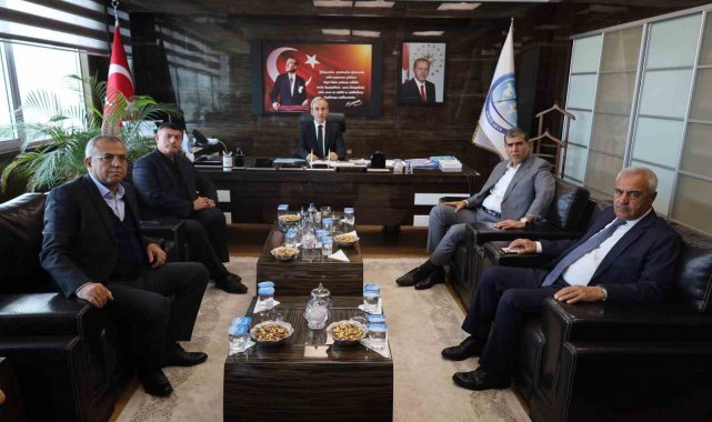 Yeni Rektör'e hayırlı olsun ziyareti