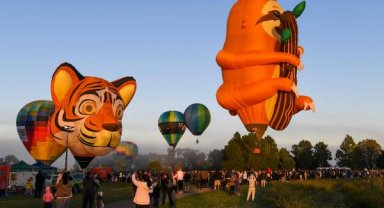 Yeni Zelanda'da uçan balon festivali başladı