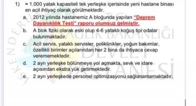 Yıkılan hastanenin müteahhidi ve fenni mesul hakkında yakalama kararı