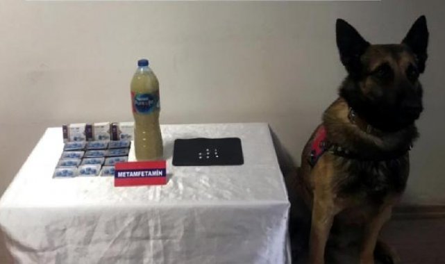 Yolcu otobüsünde pet şişede sıvı uyuşturucu ele geçirildi