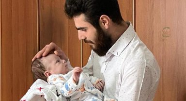 Yunus Umut bebek, 32 gün sonra anne ve babasına kavuştu