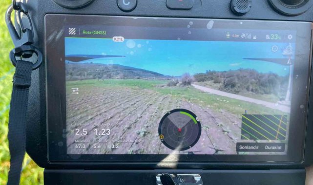 Zirai drone çiftçilerin hizmetinde