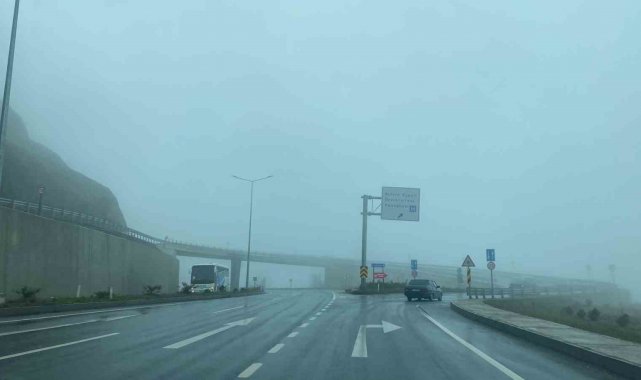 Zonguldak'ta sis etkili oldu