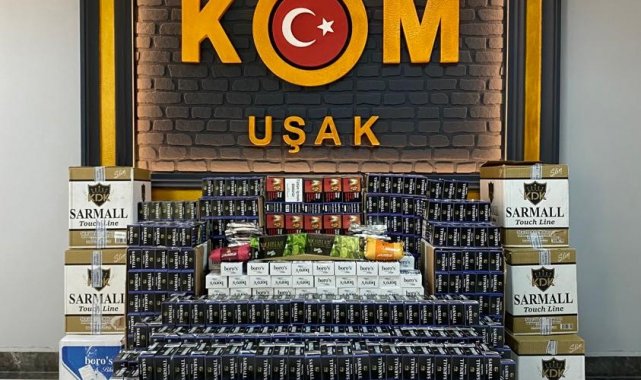 165 bin boş kaçak makaron ele geçirildi