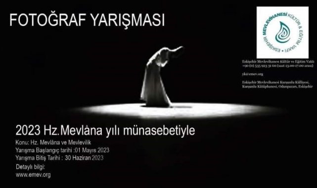 2023 Hz. Mevlana yılına özel olarak fotoğraf yarışması düzenlenecek