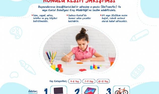 23 Nisan konulu Resim ve Şiir Okuma Yarışması'na başvurular başladı