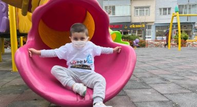 4 yaşındaki lösemi Adil'e LÖSEV desteği