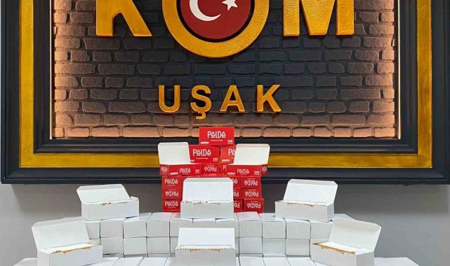 40 bin boş kaçak makaron ele geçirildi
