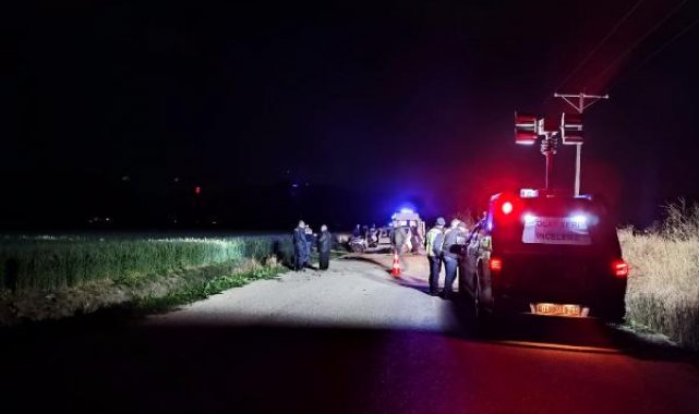 Adana'da hafif ticari araç yol kenarındaki toprak zemine çarptı: 1 ölü