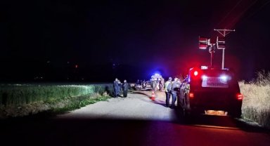 Adana'da hafif ticari araç yol kenarındaki toprak zemine çarptı: 1 ölü