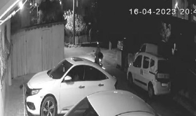 Adrese sipariş götüren kurye pompalı tüfekle vuruldu; olay anı kamerada