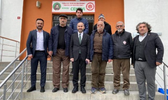 AK Parti Milletvekili Adayı Veli Arslan, Tuzla'da Cemevi'ne ziyarette bulundu