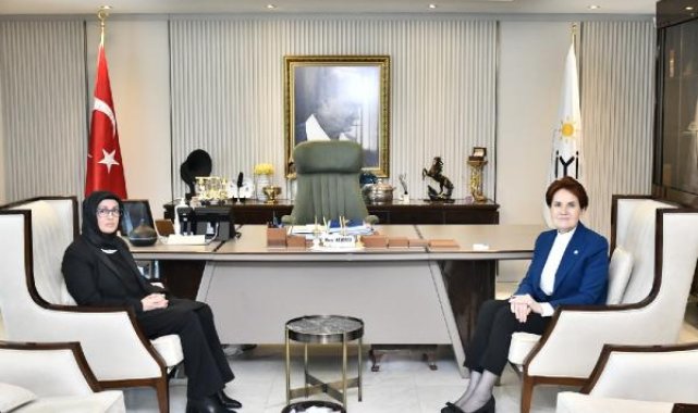 Akşener, Sinan Ateş'in eşi ile görüştü