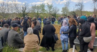Almanya'da öldürülen taksici, memleketi Samsun'da toprağa verildi