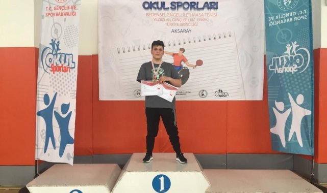 Altınküre Okulları öğrencisinden Türkiye şampiyonluğu