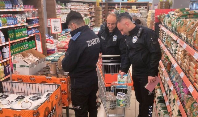 Altınova'da marketler denetlendi