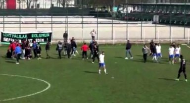 Amatör maçta kavga çıktı: 3 taraftar gözaltına alındı