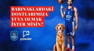 Anadolu Efes, depremzede köpeklerin ve barınak hayvanlarının sahiplendirilmesine destek olacak
