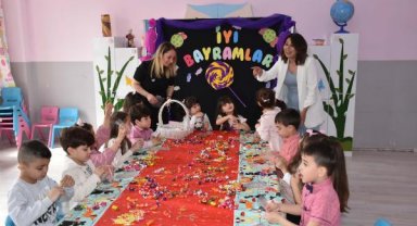 Anaokulu öğrencilerinden afet bölgesindeki akranları için bayram hediyesi