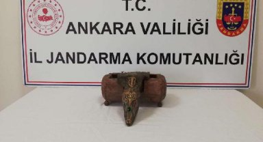 Ankara'da 'tarihi eser' operasyonu; 3 gözaltı