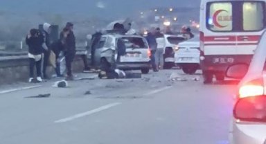Ankara'da zincirleme kaza; 1 ölü, 11 yaralı