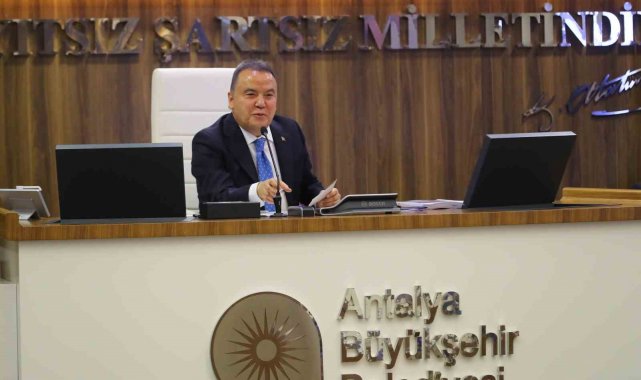 Antalya Büyükşehir'in 2022 Faaliyet Raporu kabul edildi