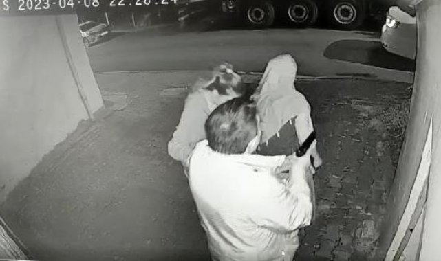 Arnavutköy'deki silahlı kavga kamerada