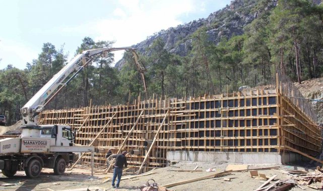 ASAT Kemer'de su deposu inşa edip içmesuyu hatlarını yeniliyor