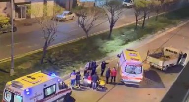 Avcılar'da kamyonetin kasasından düşüp yaralandı