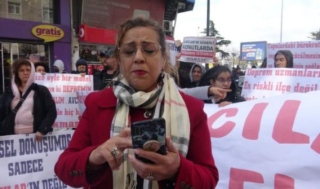 Avcılar'da kentsel dönüşüm yürüyüşü