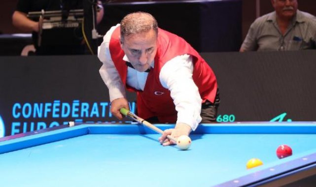 Avrupa Bilardo Şampiyonası'nda 2'nci altın madalya Hacı Arap Yaman'dan geldi