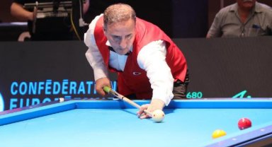 Avrupa Bilardo Şampiyonası'nda 2'nci altın madalya Hacı Arap Yaman'dan geldi