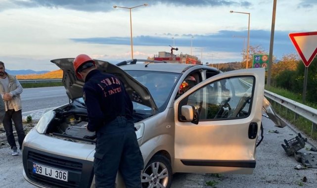 Aydın'da trafik kazası: 2 yaralı