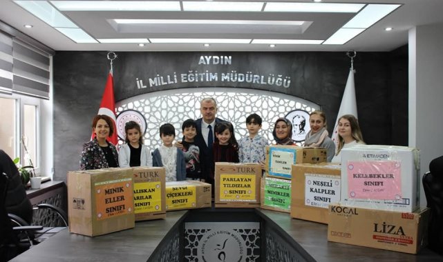 Aydınlı miniklerden Kahramanmaraş'a gönül köprüsü