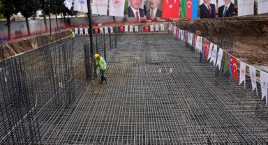 Azerbaycan'ın yapacağı 1000 konutun temeli atıldı