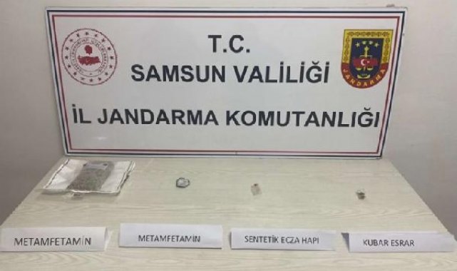Bagajdaki stepnenin altında 534 gram metamfetamin ele geçirildi