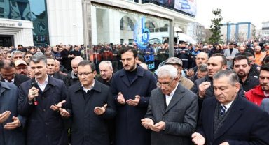 Bağcılar Belediyesi'nin çalışanları son yolculuğuna uğurlandı