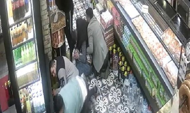 Bağcılar'da fırına silahlı saldırı: Korku dolu anlar kamerada